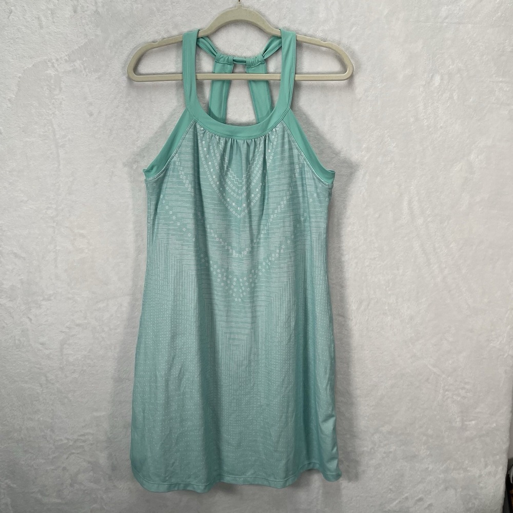 Prana Cantine Dress Womens Large Racerback Athleisure Outdoors Coastal Summer